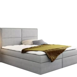 Łóżka Z Pojemnikiem|Łóżka Szare></noscript>Gruszka Łóżko Kontynentalne 180x200 szare GABRIEL