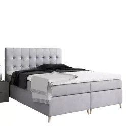 Łóżka Młodzieżowe|Łóżka Na Nóżkach>Gruszka Łóżko Kontynentalne 120x200 szare ALEX