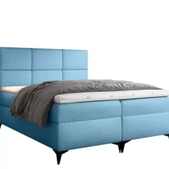 Łóżka Na Nóżkach|Łóżka Z Zagłówkiem></noscript>Gruszka Łóżko Kontynentalne 200x200 szare FELIX