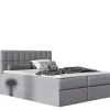 Łóżka Z Pojemnikiem|Łóżka Szare>Gruszka Łóżko Kontynentalne 160x200 szare KEVIN