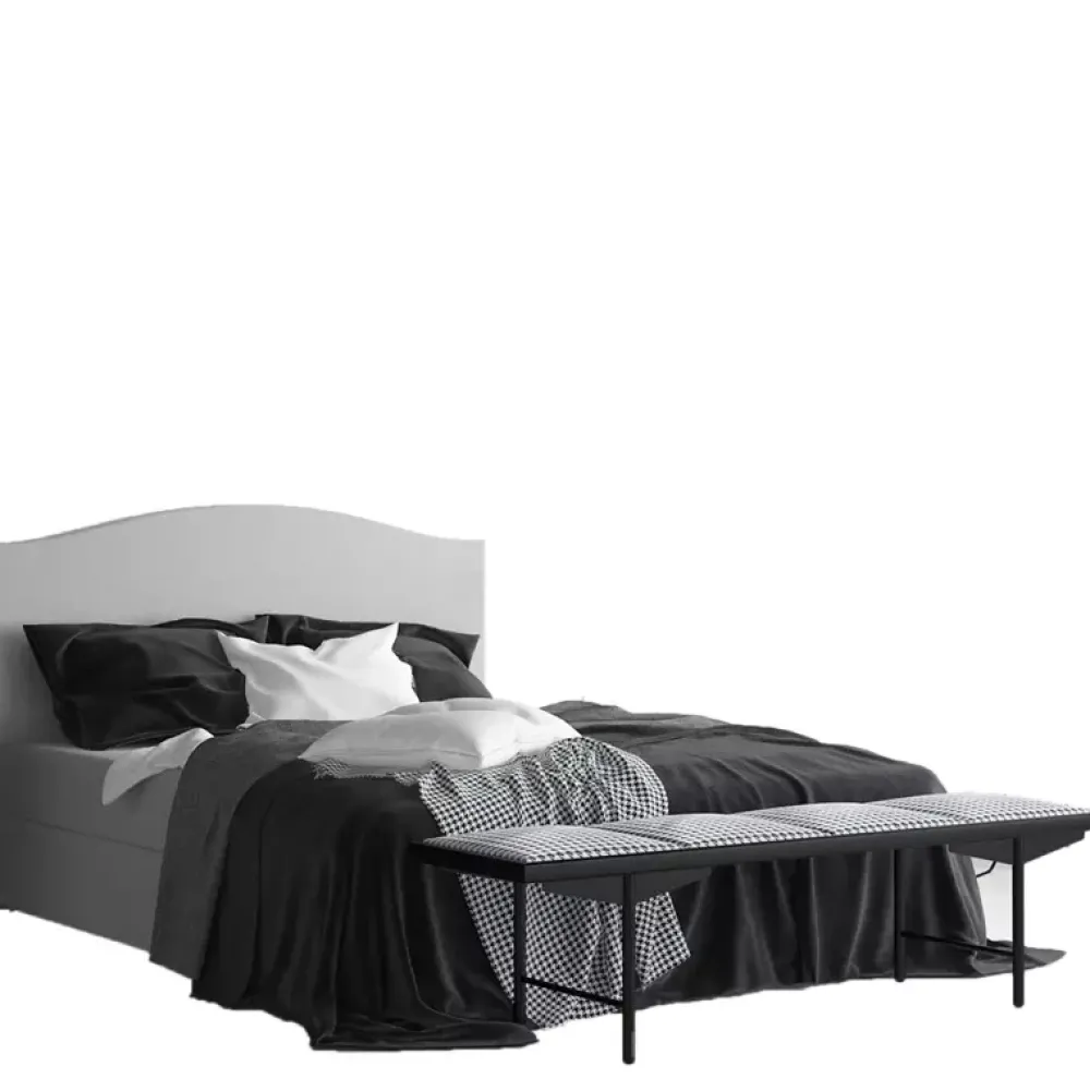 Łóżka Z Zagłówkiem|Łóżka Z Materacem>Laaph Studio Łóżko kontynentalne 160x200 VISTA