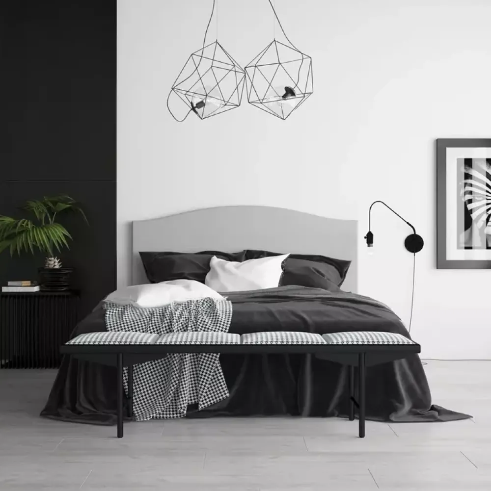 Łóżka Z Zagłówkiem|Łóżka Z Materacem>Laaph Studio Łóżko kontynentalne 160x200 VISTA