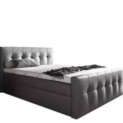 Łóżka Z Pojemnikiem|Łóżka Dwuosobowe></noscript>Gruszka Łóżko Kontynentalne 160x200 z czerwonej ekoskóry MAX