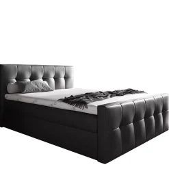 Łóżka Z Pojemnikiem|Łóżka Dwuosobowe></noscript>Gruszka Łóżko Kontynentalne 160x200 z czerwonej ekoskóry MAX