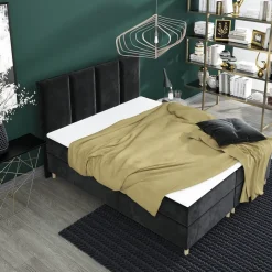 Łóżka Na Nóżkach|Łóżka Z Zagłówkiem></noscript>Laaph Studio Łóżko kontynentalne 180x200 z pojemnikiem MONEA