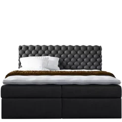 Łóżka Z Zagłówkiem|Łóżka Z Pojemnikiem>Gruszka Łóżko Kontynentalne 200x200 zielone PAWEŁ