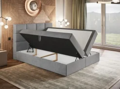 Łóżka Młodzieżowe|Łóżka Z Zagłówkiem>Riban Łóżko kontynentalne z pojemnikiem 120x200 cm ZAMER