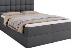 Meble Młodzieżowe|Łóżka Młodzieżowe>BROMARKT Łóżko kontynentalne z pojemnikiem 140x200 cm DAKOTA szare