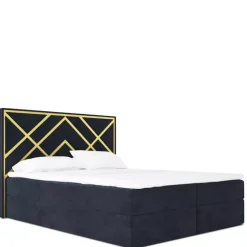 Łóżka Młodzieżowe|Łóżka Z Zagłówkiem>Laaph Studio Łóżko kontynentalne z pojemnikiem 140x200 LAROSA