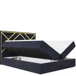 Łóżka Młodzieżowe|Łóżka Z Zagłówkiem>Laaph Studio Łóżko kontynentalne z pojemnikiem 140x200 LAROSA