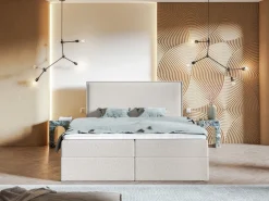 Łóżka Małżeńskie|Łóżka Ze Stelażem></noscript>Riban Łóżko kontynentalne z pojemnikiem na pościel 160x200 cm BETKA