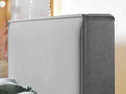 Łóżka Małżeńskie|Łóżka Ze Stelażem></noscript>Riban Łóżko kontynentalne z pojemnikiem na pościel 160x200 cm BETKA