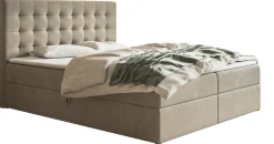 Łóżka Młodzieżowe|Łóżka Ze Stelażem>Riban Łóżko kontynentalne z pojemnikiem na pościel 140x200 cm ZANTE pikowane