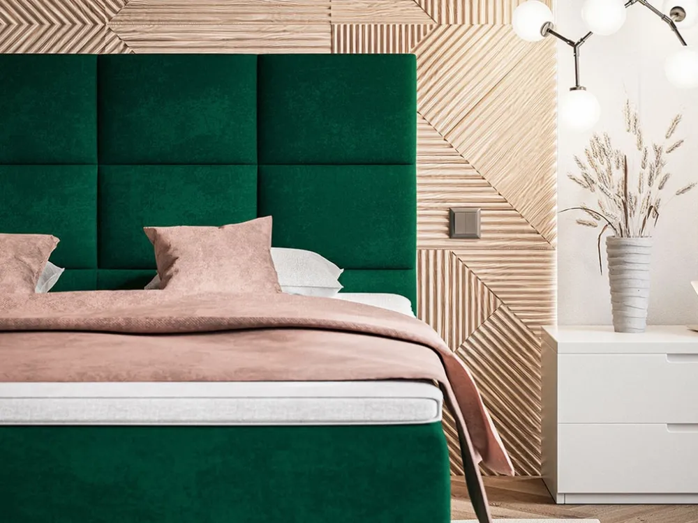 Łóżka Małżeńskie|Łóżka Ze Stelażem>Riban Łóżko kontynentalne z pojemnikiem 160x200 cm ZAMER nowoczesne