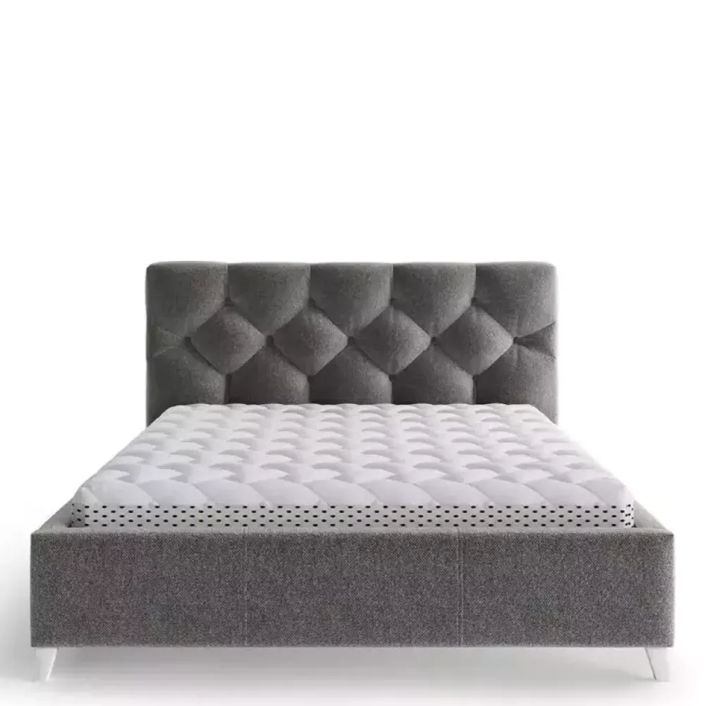 Łóżka Młodzieżowe|Łóżka Szare>COMFORTEO Łóżko małżeńskie 160x200 KASANDRA