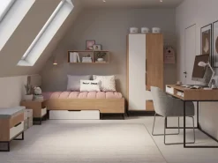 Meble Dla Dzieci|Łóżka Młodzieżowe></noscript>GiB Meble Łóżko młodzieżowe 90x200 cm LORRO