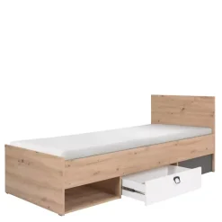 Meble Dla Dzieci|Łóżka Młodzieżowe>JUREK Łóżko młodzieżowe 90x200 cm z pojemnikiem na pościel CAMERUN