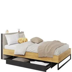 Meble Młodzieżowe|Łóżka Młodzieżowe></noscript>lenart. Łóżko młodzieżowe 120x200 cm z pojemnikiem TEEN FLEX