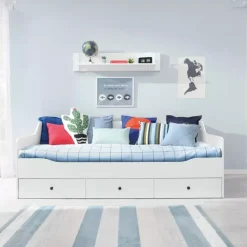 Meble Młodzieżowe|Meble Dla Dzieci></noscript>MEBLAR Łóżko młodzieżowe 90x200 z szufladami BOMBAY