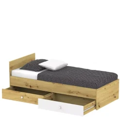 Meble Dla Dzieci|Łóżka Młodzieżowe>DOMEL Łóżko młodzieżowe 90x200 z szufladami MONACO