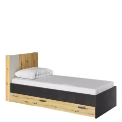 Meble Dla Dzieci|Meble Młodzieżowe>lenart. Łóżko młodzieżowe z pojemnikiem 90x200 cm QUBIC