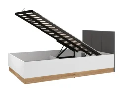 Meble Młodzieżowe|Łóżka Młodzieżowe></noscript>ML Meble Łóżko młodzieżowe ze stelażem i pojemnikiem 120x200 cm TORINO