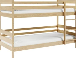 Łóżka Młodzieżowe|Łóżka Dziecięce>Meblomal Łóżko piętrowe w stylu skandynawskim do pokoju dziecięcego 80x160 cm LUMISLE