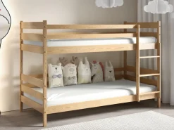 Łóżka Młodzieżowe|Łóżka Dziecięce>Meblomal Łóżko piętrowe w stylu skandynawskim do pokoju dziecięcego 80x160 cm LUMISLE