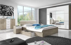 Łóżka Młodzieżowe|Łóżka Z Zagłówkiem></noscript>Helvetia Łóżko podwójne 160x200 cm san remo jasne BETA