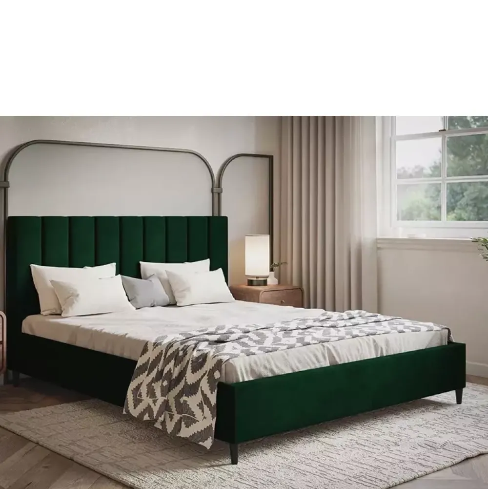 Łóżka Młodzieżowe|Łóżka Na Nóżkach>Riban Łóżko podwójne z zagłówkiem 120x200 cm JESTER