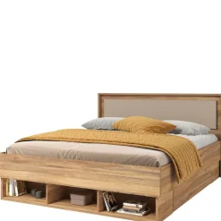 Meble Młodzieżowe|Łóżka Młodzieżowe></noscript>Helvetia Łóżko skrzyniowe 160x200 cm z półkami IMPRESSIO