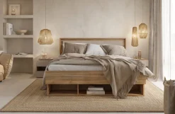 Meble Młodzieżowe|Łóżka Młodzieżowe></noscript>Helvetia Łóżko skrzyniowe 160x200 cm z półkami IMPRESSIO