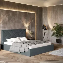 Łóżka Z Zagłówkiem|Łóżka Z Pojemnikiem></noscript>Riban Łóżko sypialniane 180x200 cm beżowe BATOR