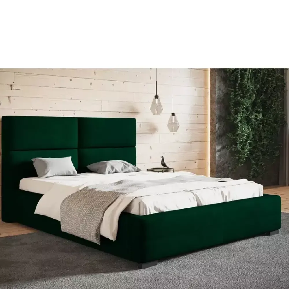 Łóżka Z Zagłówkiem|Łóżka Z Pojemnikiem>Riban Łóżko sypialniane 200x200 cm CENTOS