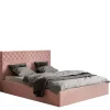 Łóżka Z Zagłówkiem|Łóżka Z Pojemnikiem>Riban Łóżko sypialniane 180x200 cm STOIC pudrowy róż