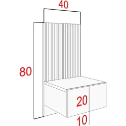 Łóżka Z Zagłówkiem|Łóżka Nowoczesne></noscript>Meblohand Łóżko sypialniane 180x200 z szafkami nocnymi NELGARI