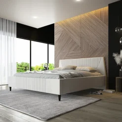 Łóżka Na Nóżkach|Łóżka Z Zagłówkiem></noscript>Laaph Studio Łóżko tapicerowane do sypialni 180x200 ANUBIS