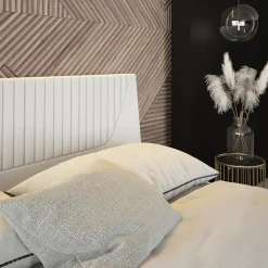 Łóżka Na Nóżkach|Łóżka Z Zagłówkiem></noscript>Laaph Studio Łóżko tapicerowane do sypialni 180x200 ANUBIS