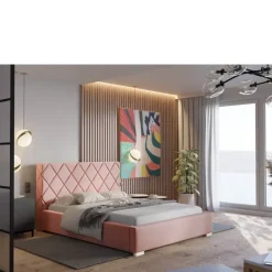 Łóżka Młodzieżowe|Łóżka Dziecięce></noscript>Riban Łóżko tapicerowane do sypialni 120x200 cm STRALO