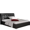Łóżka Z Zagłówkiem|Łóżka Czarne>Gruszka Łóżko tapicerowane do sypialni 180x200 ANKARA