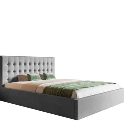 Łóżka Młodzieżowe|Łóżka Z Zagłówkiem></noscript>Riban Łóżko tapicerowane podwójne 160x200 cm HARK