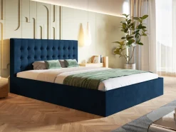 Łóżka Młodzieżowe|Łóżka Z Zagłówkiem></noscript>Riban Łóżko tapicerowane podwójne 160x200 cm HARK