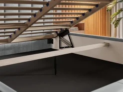 Łóżka Młodzieżowe|Łóżka Z Zagłówkiem></noscript>Riban Łóżko tapicerowane sypialniane 160x200 cm ze stelażem i pojemnikiem PASOT