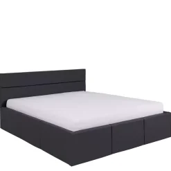 Łóżka Młodzieżowe|Łóżka Z Pojemnikiem>GiB Meble Łóżko tapicerowane w nowoczesnym stylu 160x200 grafit MODERN
