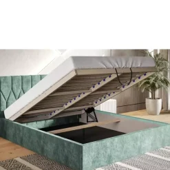 Łóżka Młodzieżowe|Łóżka Z Zagłówkiem></noscript>Riban Łóżko tapicerowane 140x200 cm FRANTA