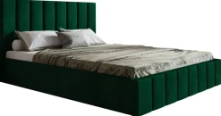 Łóżka Z Zagłówkiem|Łóżka Z Pojemnikiem>Riban Łóżko tapicerowane 180x200 cm PASOT ze stelażem i pojemnikiem