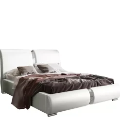 Łóżka Z Zagłówkiem|Łóżka Czarne></noscript>Gruszka Łóżko tapicerowane 180x200 czarne IZMIR