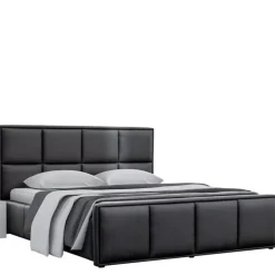 Łóżka Młodzieżowe|Łóżka Dziecięce>Gruszka Łóżko tapicerowane 120x200 czarne MELBOURNE