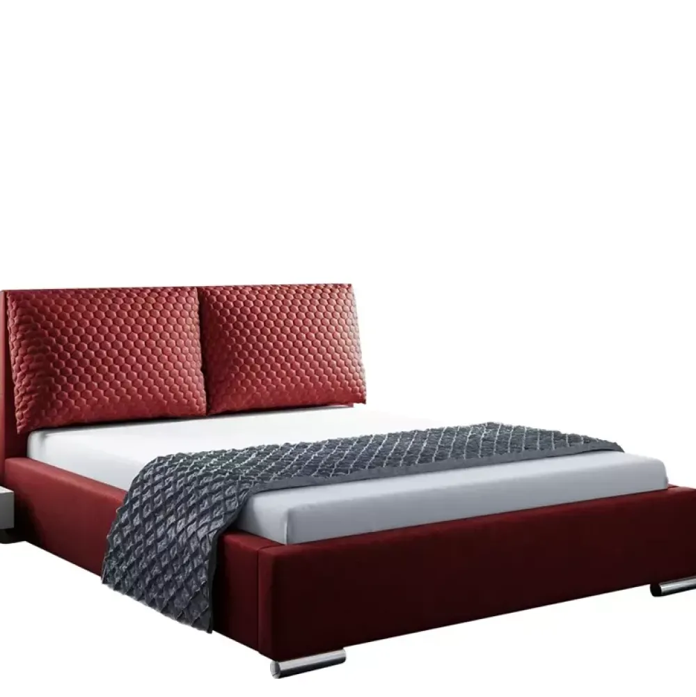 Łóżka Młodzieżowe|Łóżka Dziecięce>Gruszka Łóżko tapicerowane 120x200 czerwone DAKAR