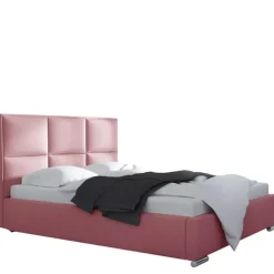 Łóżka Z Zagłówkiem|Łóżka Z Pojemnikiem>Gruszka Łóżko tapicerowane 180x200 granatowe MADRYT